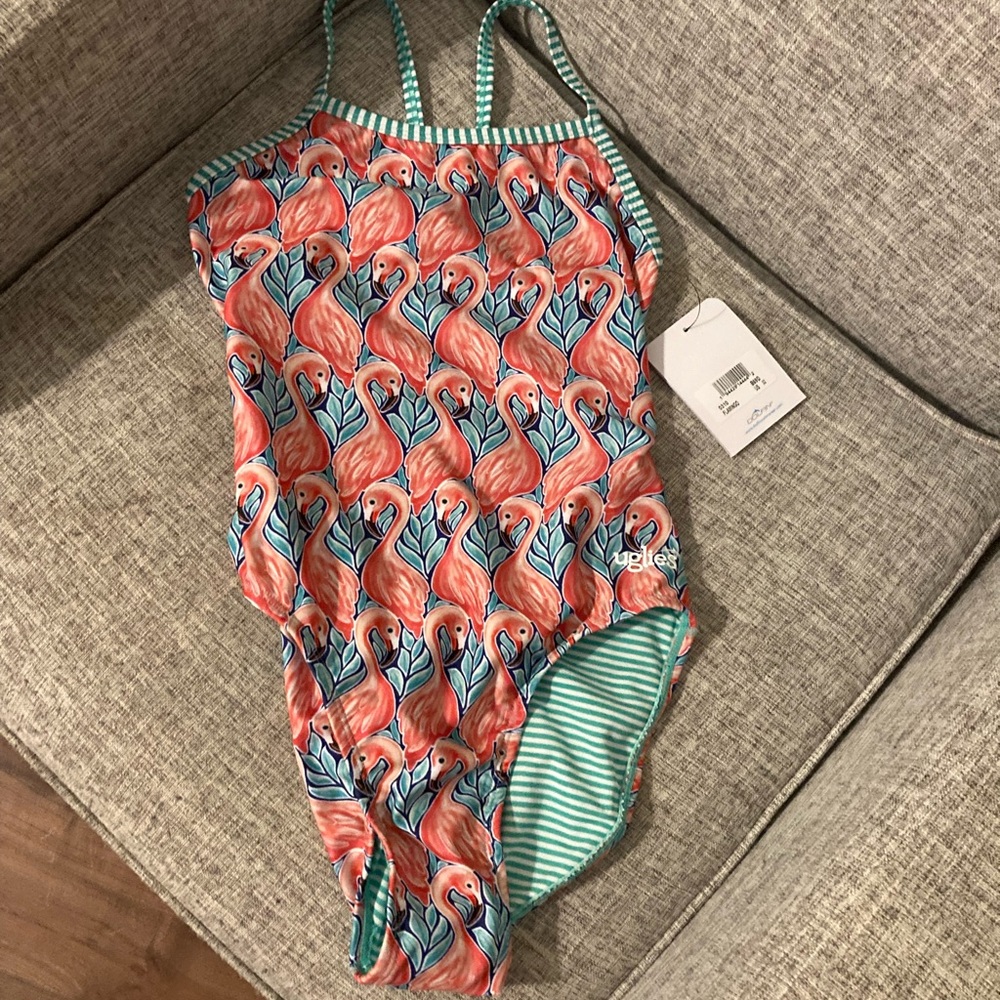 Brand new with tags! Dolfin uglies flamingo swimsuit size 32